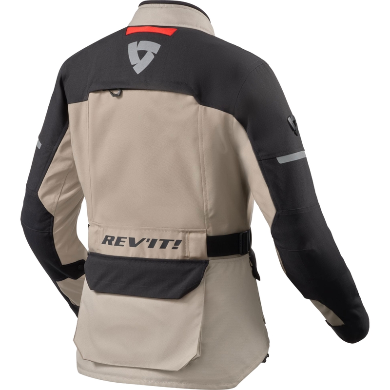 Dámská bunda na motorku Revit Outback 5 H2O pískovo-černá