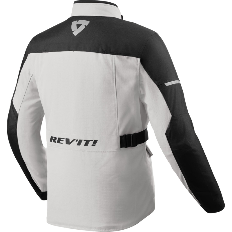 Bunda na motorku Revit Convergent H2O stříbrno-černá