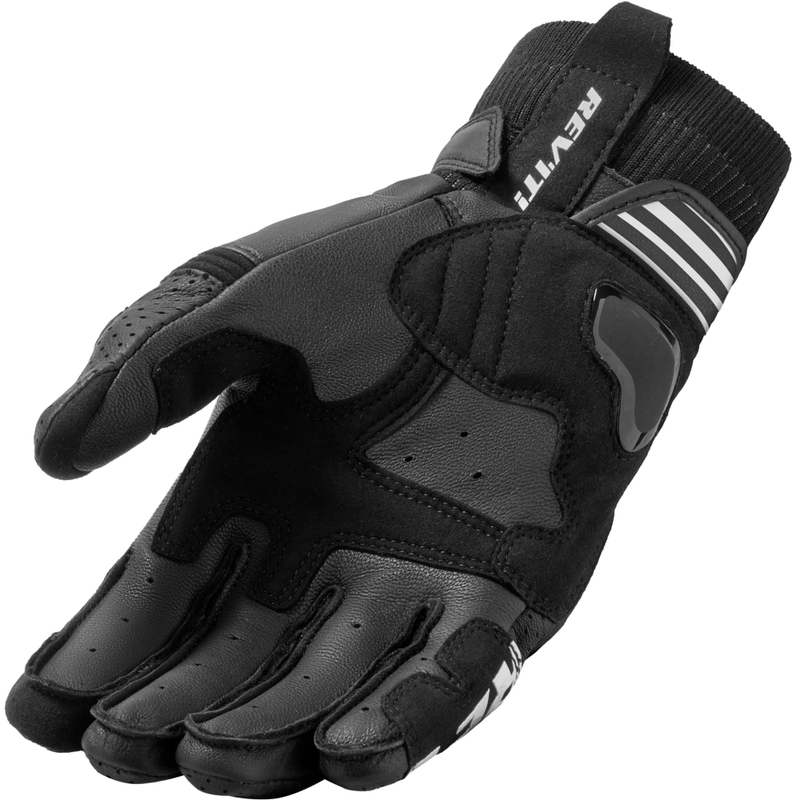 Rukavice na motorku Revit Positron černo-bílé