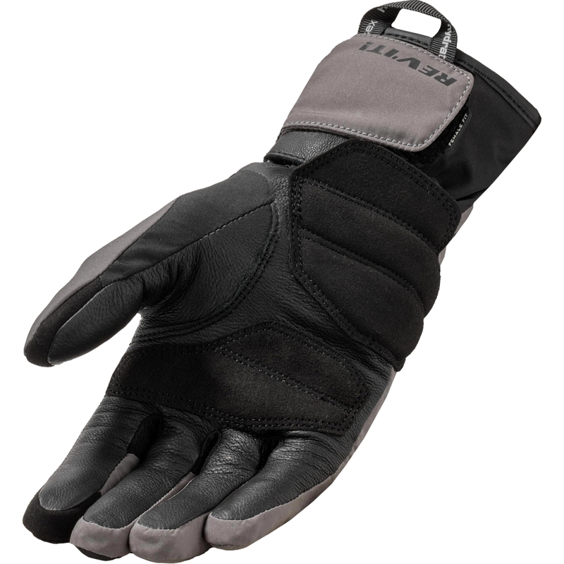 Dámské rukavice na motorku Revit Convergent H2O šedo-černé