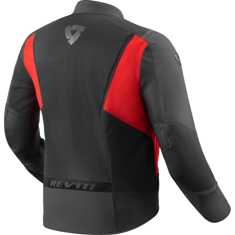 Bunda na motorku Revit Airwave 4 černo-červená
