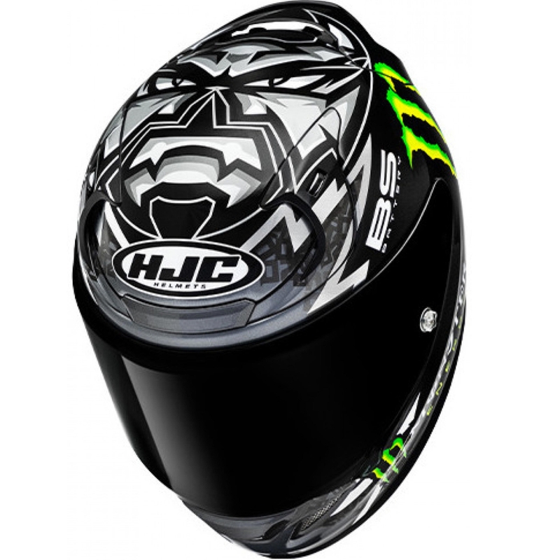 Integrální helma na motorku HJC RPHA 12 Quartararo Replica BL MC5 černá