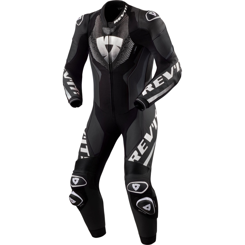 Kombinéza na motorku Revit One Piece Hyperspeed 3 černo-bílá