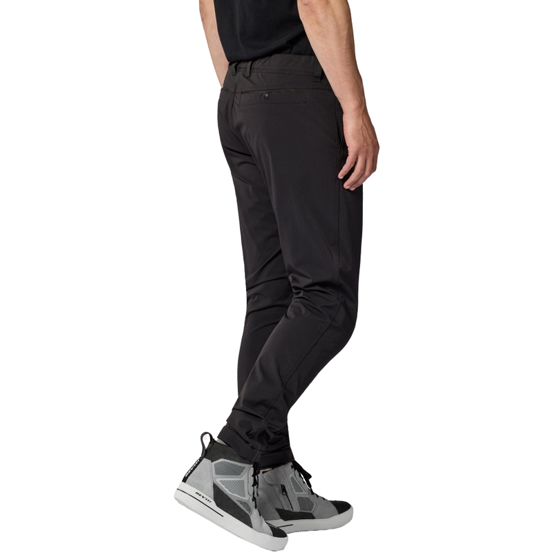 Extra zkrácené kalhoty na motorku Revit Chino Terry Skinny černé