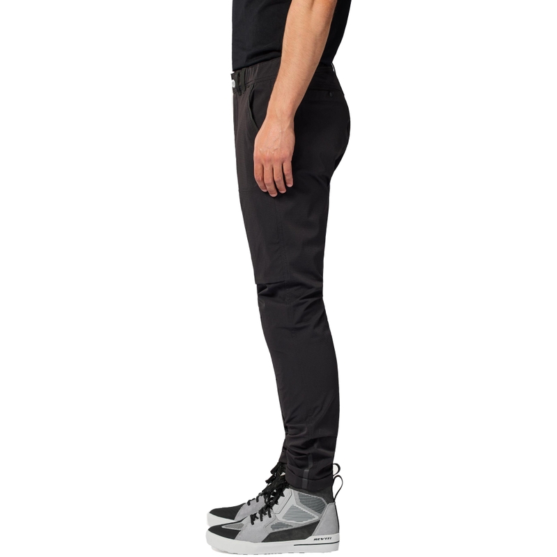 Extra zkrácené kalhoty na motorku Revit Chino Terry Skinny černé