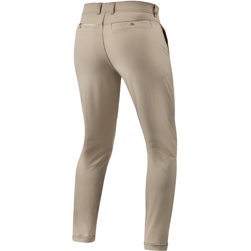 Zkrácené kalhoty na motorku Revit Chino Terry Skinny pískové