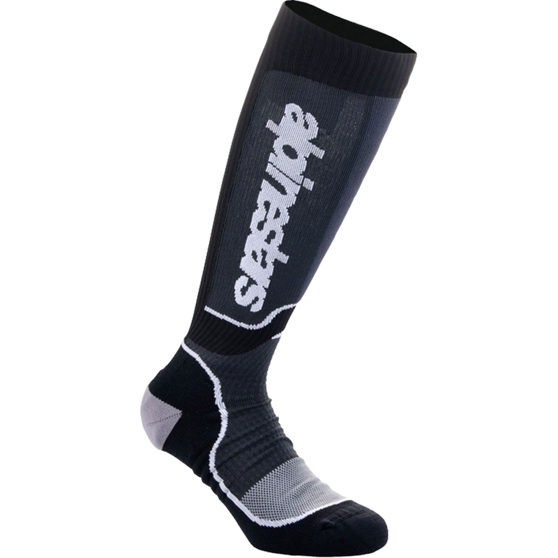 Dětské ponožky Alpinestars MX Plus černo-bílé