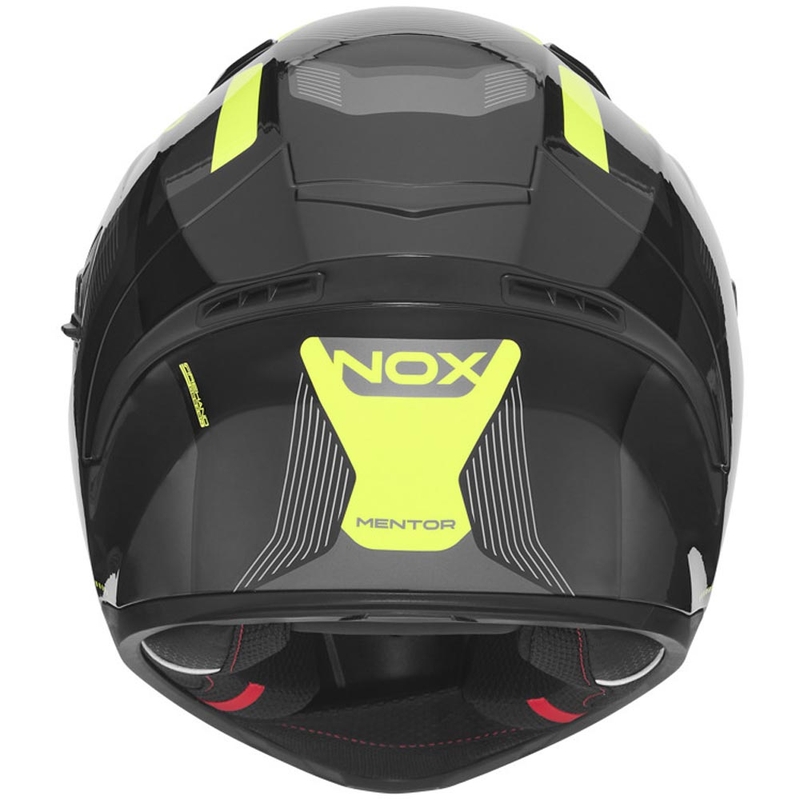 Integrální helma na motorku NOX N402 Mentor černo-fluo žlutá