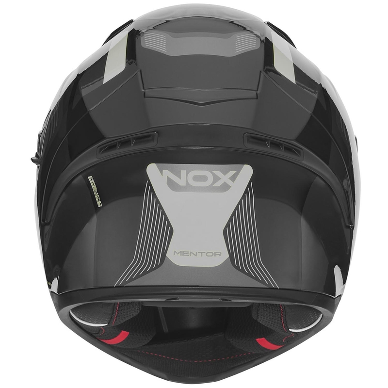 Integrální helma na motorku NOX N402 Mentor černo-stříbná