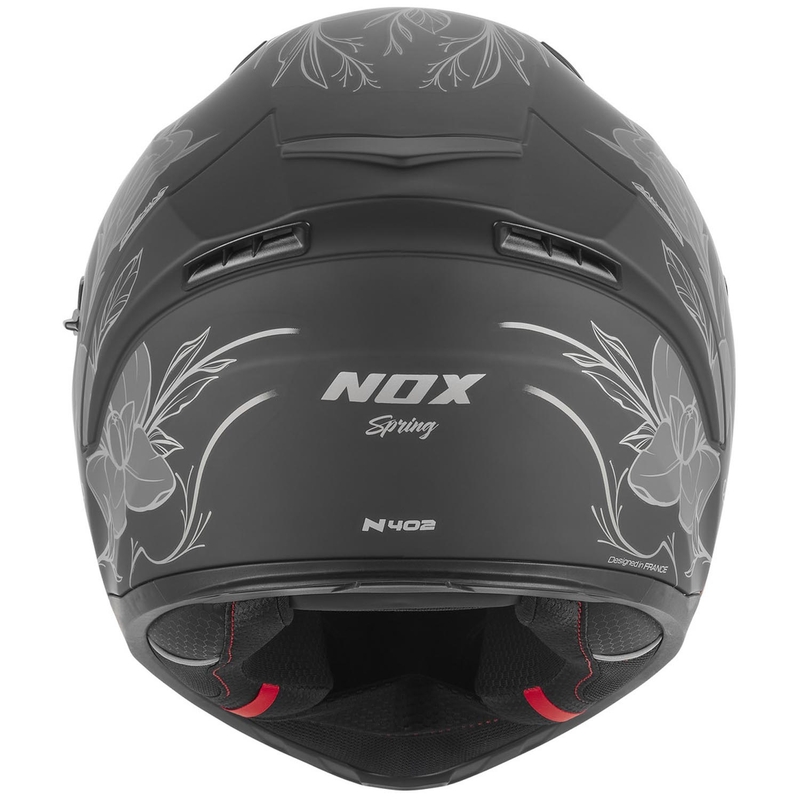 Integrální helma na motorku NOX N402 Spring matná černo-stříbrná