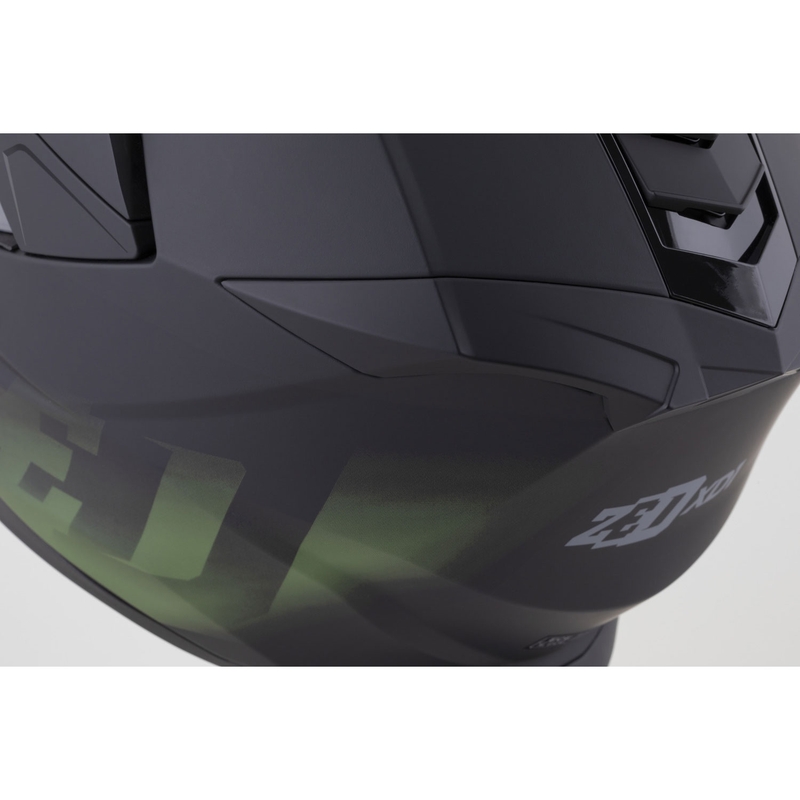 Enduro helma na motorku ZED XD1 matná černo-tmavě zelená