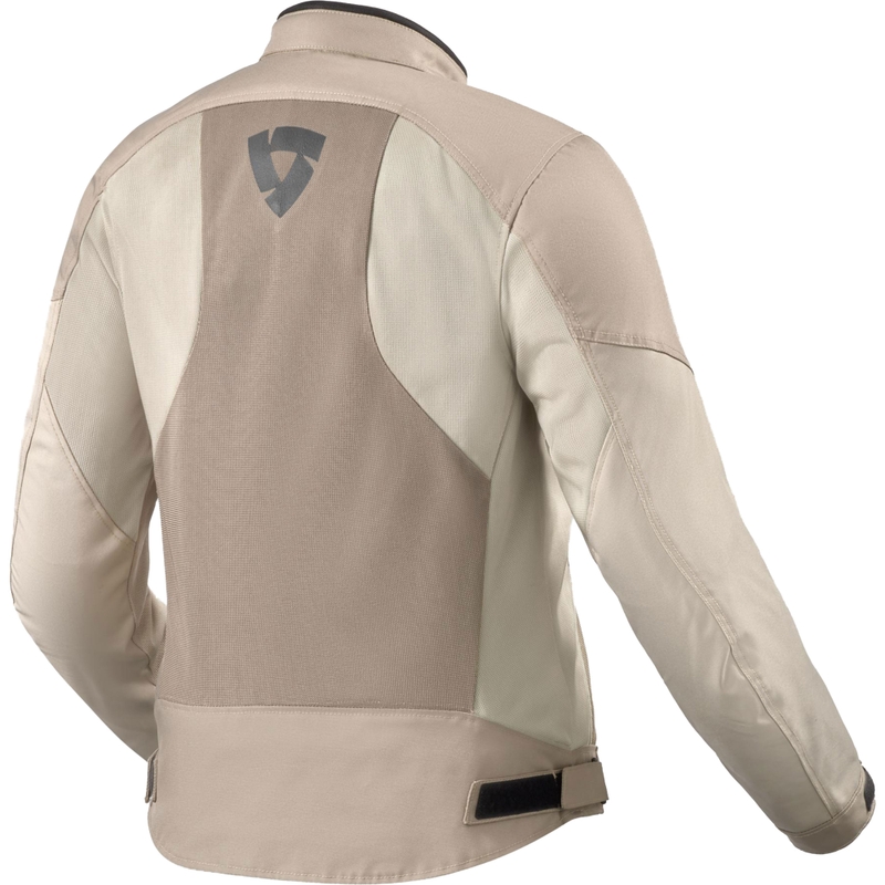 Dámská bunda na motorku Revit Torque 3 H2O pískovo-bílá
