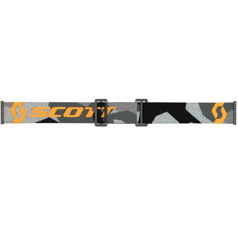 Motokrosové brýle SCOTT Fury CH camo šedo-žluté se stříbrným zrcadlovým plexi