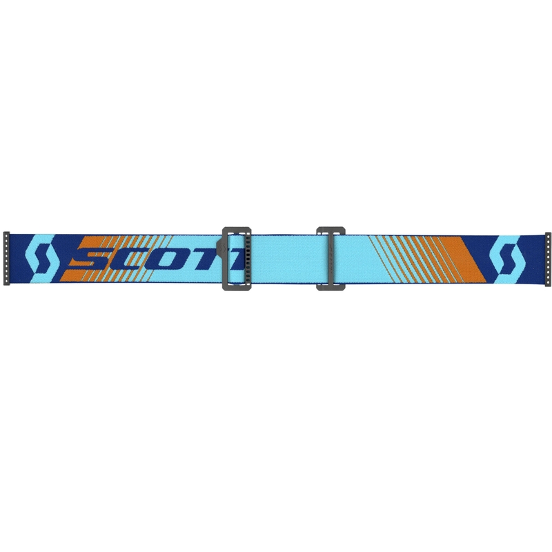 Motokrosové brýle SCOTT Fury WFS modro-oranžové s čirým plexi