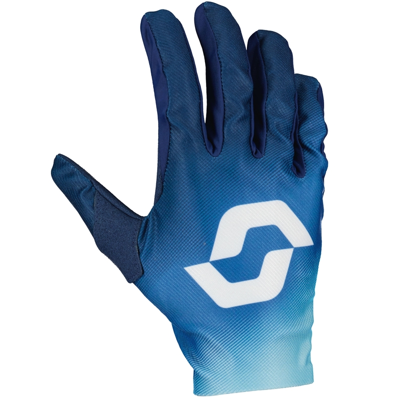 Motokrosové rukavice SCOTT 250 SWAP EVO modro-bílé