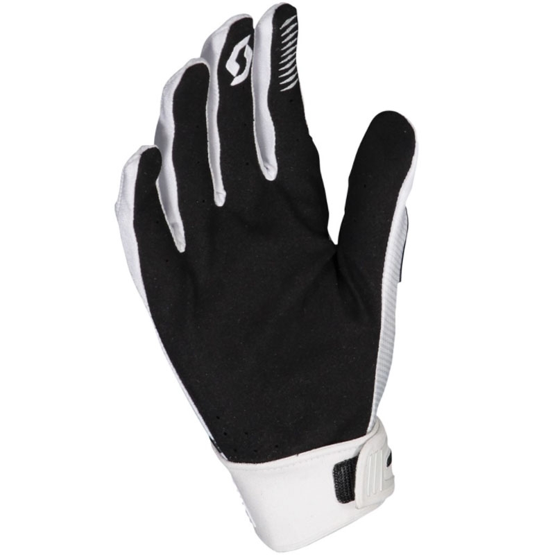 Motokrosové rukavice SCOTT 450 Fury černo-bílé