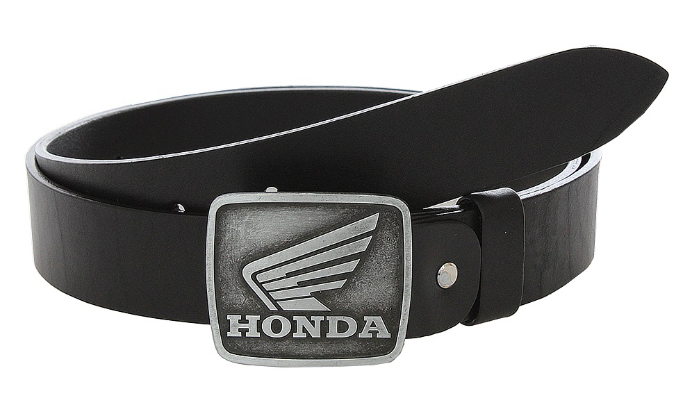 Kožený moto opasek se sponou Honda Velikost: 90
