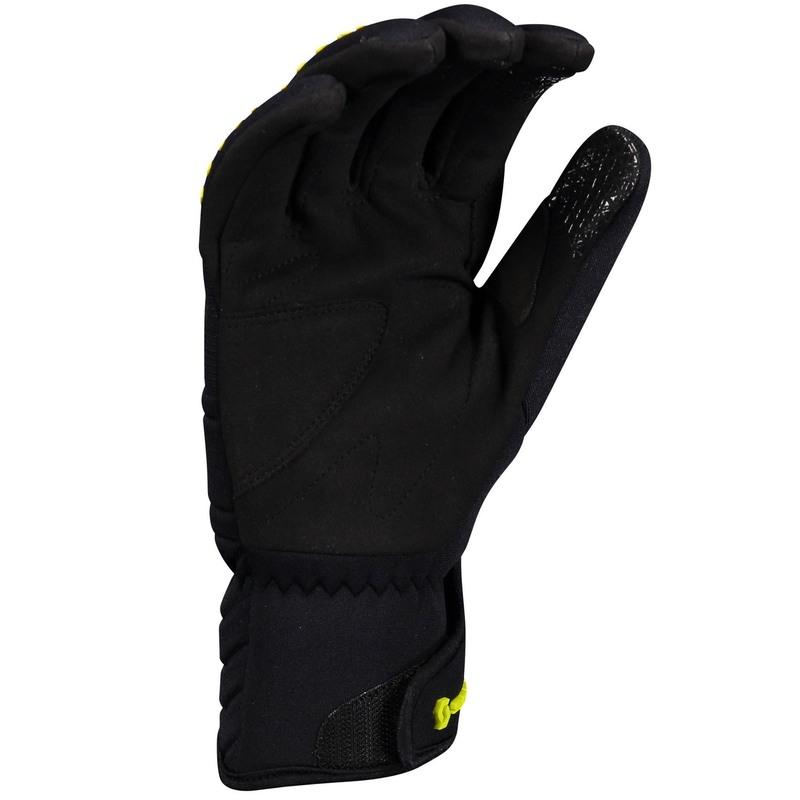 Rukavice na motorku SCOTT Ridgeline černo-limetkově zelené