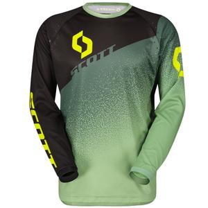 Motokrosový dres SCOTT 350 DIRT EVO černo-zelený