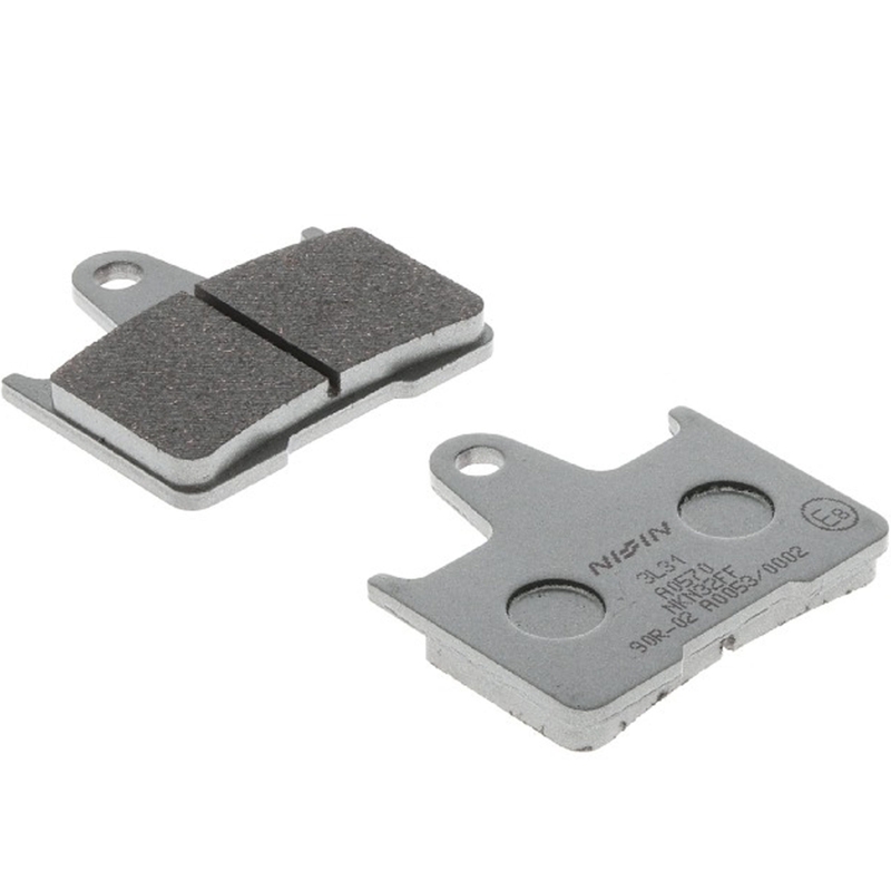 Brzdové destičky NISSIN semi-metalická směs 60x57x8.2 mm 2 ks