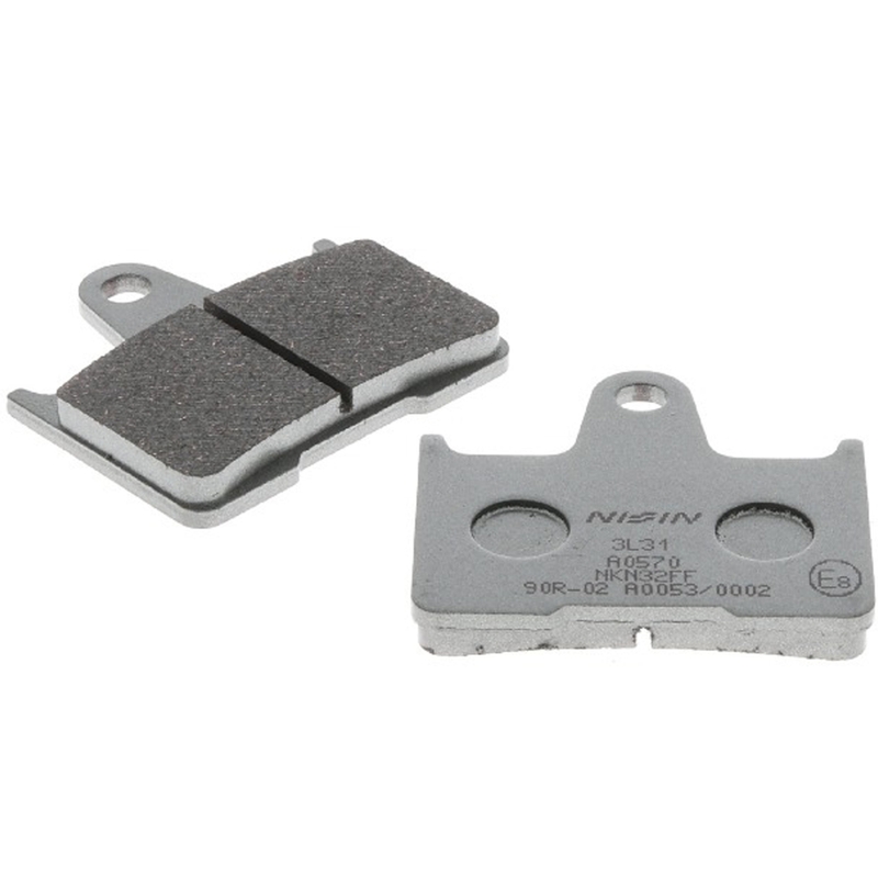 Brzdové destičky NISSIN semi-metalická směs 60x57x8.2 mm 2 ks
