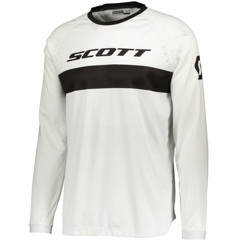 Motokrosový dres SCOTT 350 SWAP EVO černo-bílý