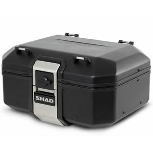 Vrchní hliníkový kufr na motorku SHAD Terra TR37 D0TR37100B BLACK EDITION
