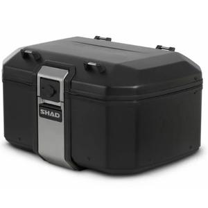 Vrchní hliníkový kufr na motorku SHAD Terra TR55 D0TR55100B BLACK EDITION