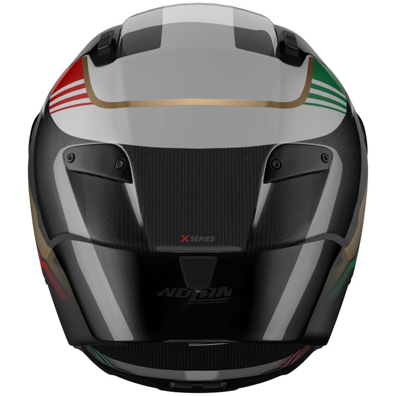 Integrální helma na motorku Nolan X-804 RS Ultra Carbon Piega 367 lesklá černo-zlato-červeno-zelená