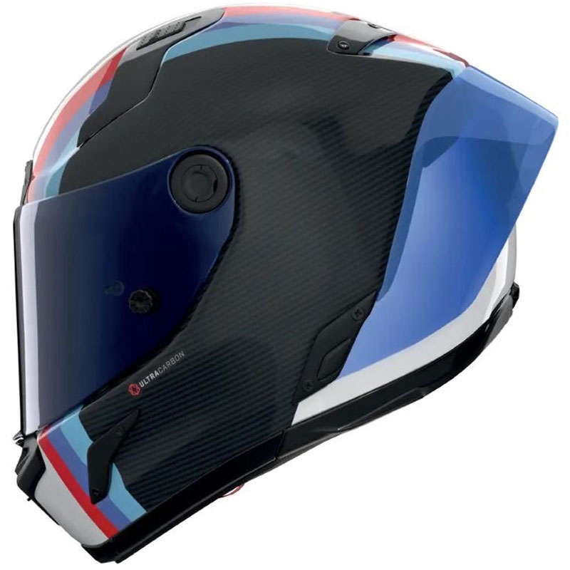Integrální helma na motorku Nolan X-804 RS Ultra Carbon Gemini 365 lesklá šedo-bílo-modro-červená