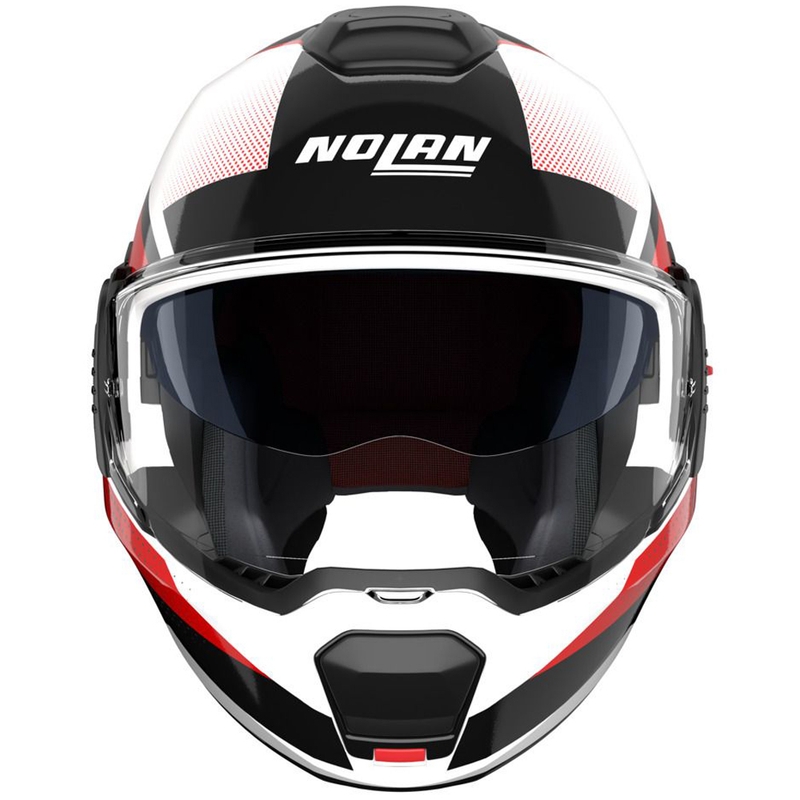 Překlápěcí helma na motorku Nolan N120-1 Ciclone 363 bílo-černo-červená