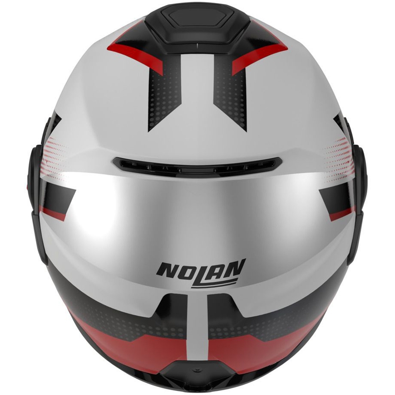 Překlápěcí helma na motorku Nolan N120-1 Ciclone 363 bílo-černo-červená
