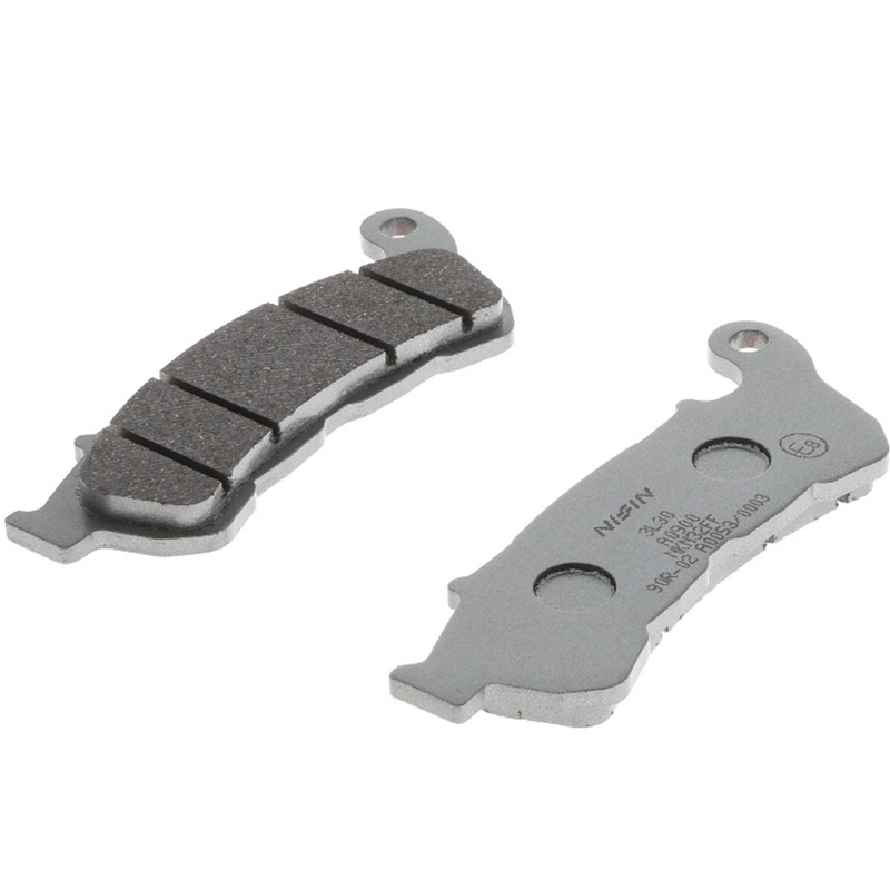 Brzdové destičky NISSIN semi-metalická směs 118x45.2x9.1 mm 2 ks