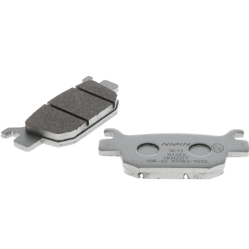 Brzdové destičky NISSIN semi-metalická směs 82x37.5x9 mm 2 ks