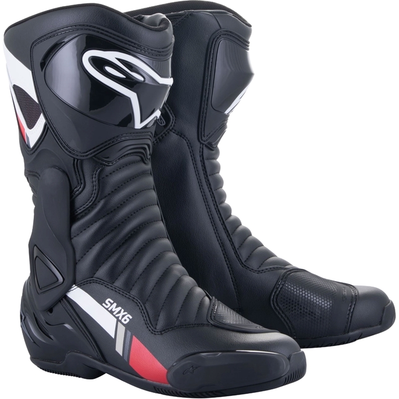 Boty na motorku Alpinestars S-MX 6 černo-bílo-šedo-červené