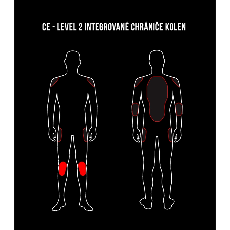 Dámské kalhoty Street Racer Kiara černo-bílo-zlaté výprodej