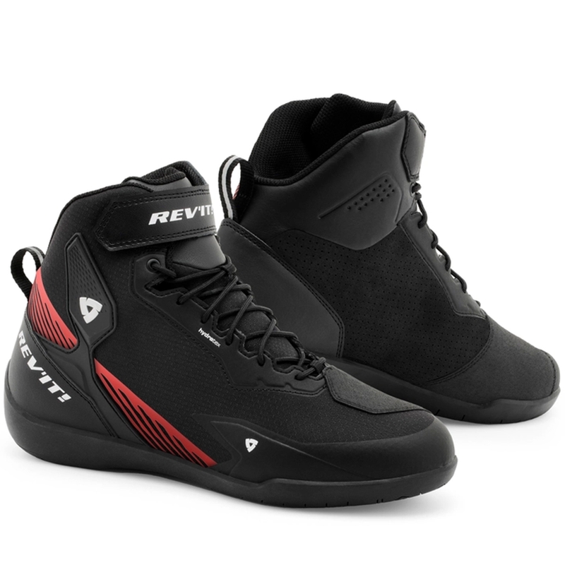 Boty na motorku Revit G-Force 2 H2O černo-fluo červené