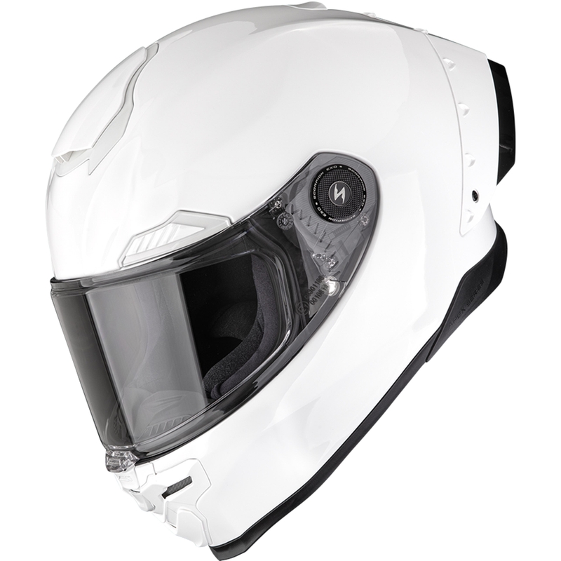 Integrální helma na motorku Scorpion EXO-RACE Air Solid FIM2 bílá