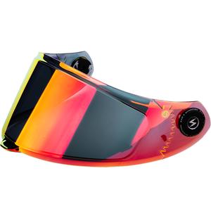 Plexi Scorpion KDS-F-04 pro helmy EXO-RACE Air zrcadlově červené