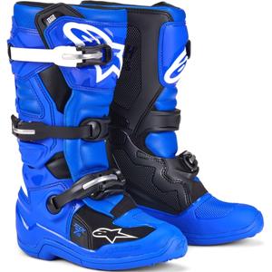 Dětské boty na motorku Alpinestars Tech 7 S modro-bílo-černé