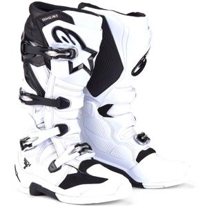 Boty na motorku Alpinestars Tech 7 bílo-černé