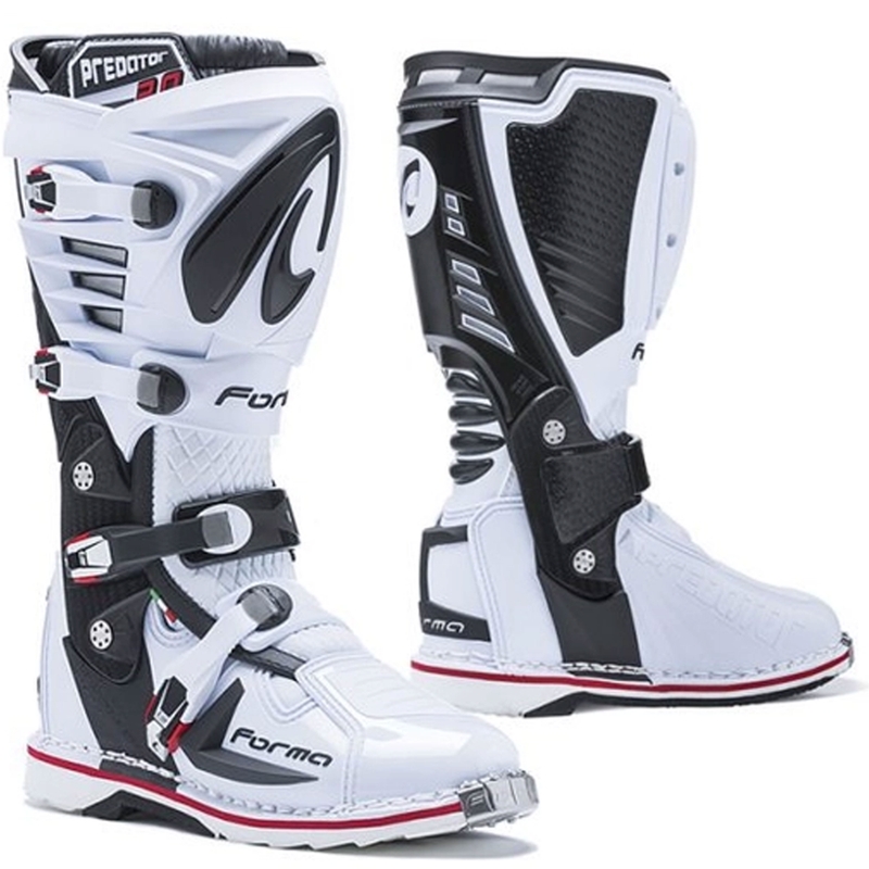 Boty na motorku Forma Predator 2.0 bílé