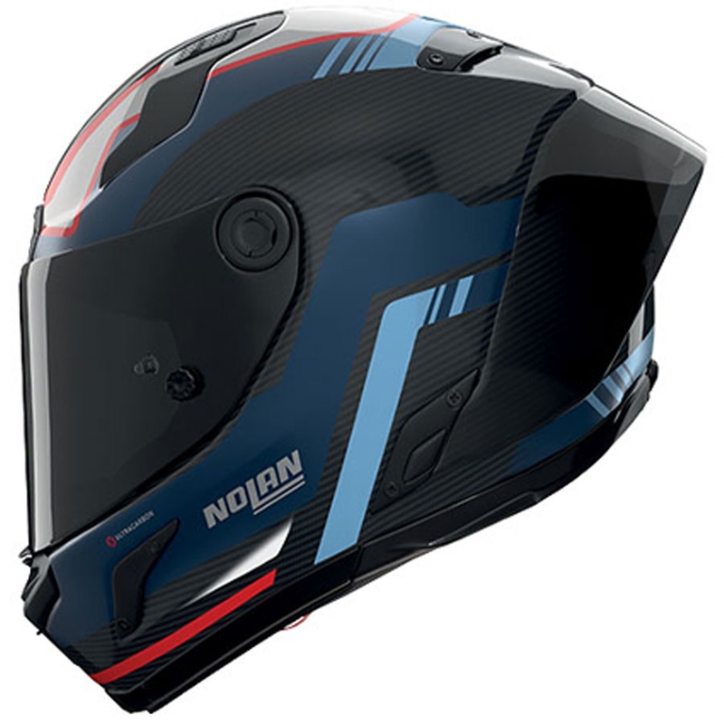 Integrální helma na motorku Nolan X-804 RS Piega 366 lesklá černo-modro-bílo-červená