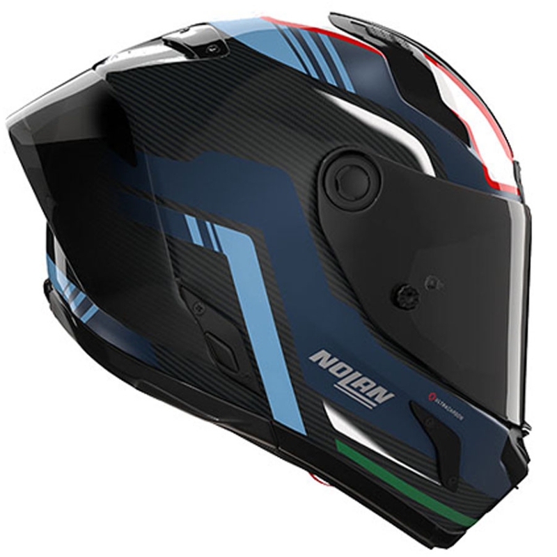 Integrální helma na motorku Nolan X-804 RS Piega 366 lesklá černo-modro-bílo-červená