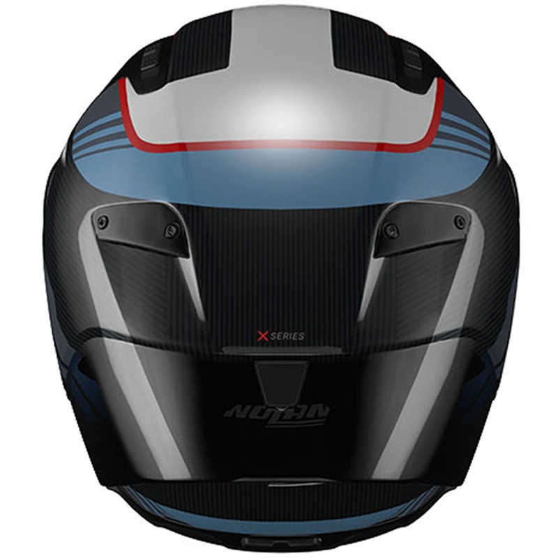 Integrální helma na motorku Nolan X-804 RS Piega 366 lesklá černo-modro-bílo-červená