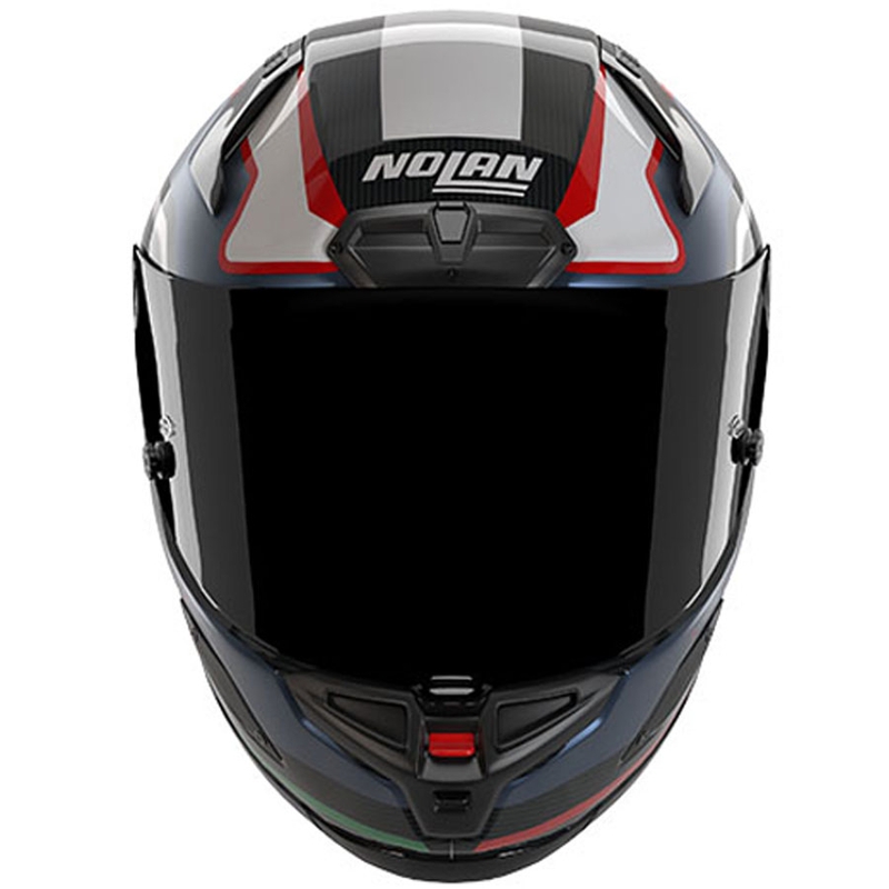 Integrální helma na motorku Nolan X-804 RS Piega 366 lesklá černo-modro-bílo-červená