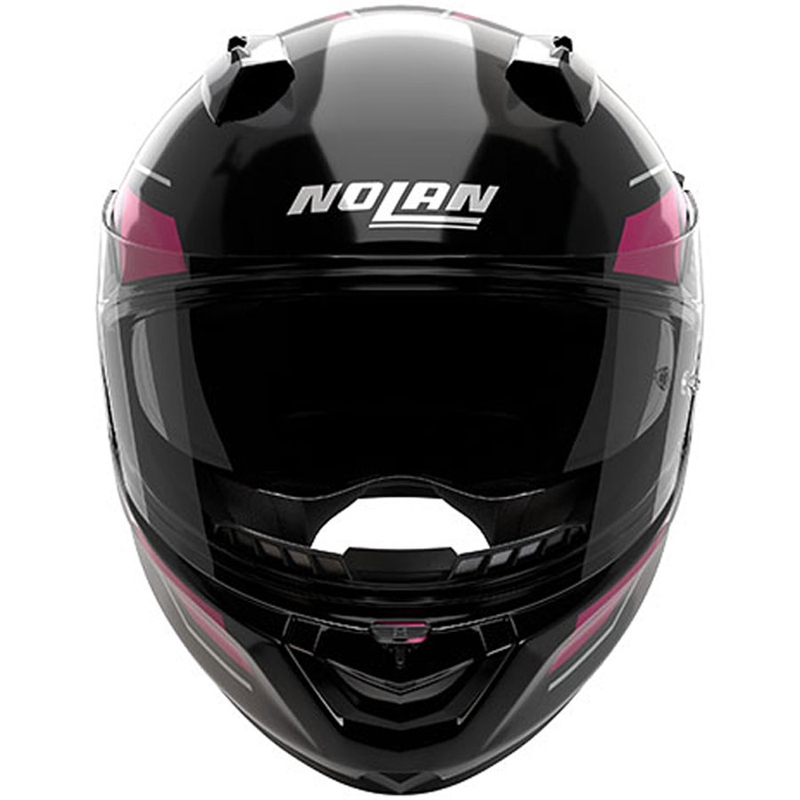Integrální helma na motorku Nolan N60-6 Sincrono 354 černo-růžová