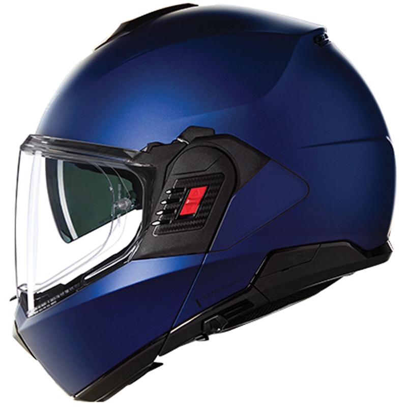 Překlápěcí helma na motorku Nolan N120-1 Classico Nobile N-COM 313 modrá