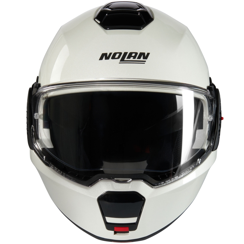 Překlápěcí helma na motorku Nolan N120-1 Classico Nobile N-COM 320 bílá