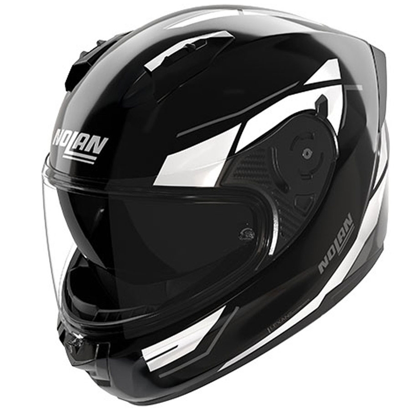 Integrální helma na motorku Nolan N60-6 Sincrono 353 černo-bílá